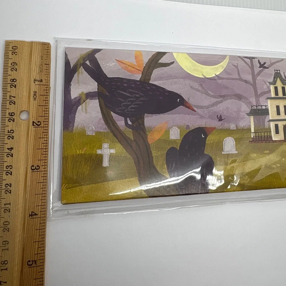 Up With Paper Haunted Hill Panoramics Pop-Up‎ Halloween Greeting Card Crows